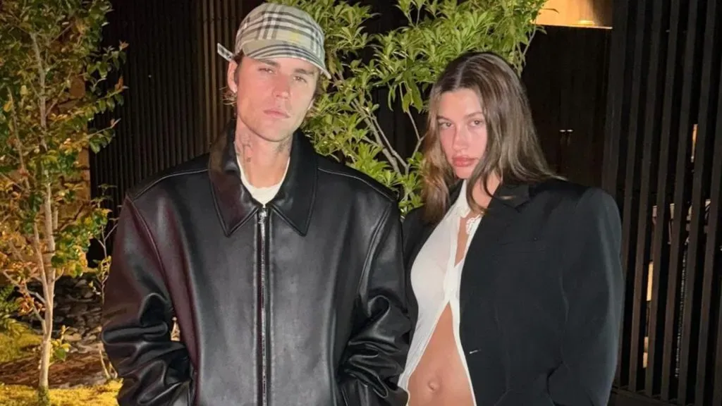 Justin Bieber and Hailey Bieber in 2024. (Source: @justinbieber)
