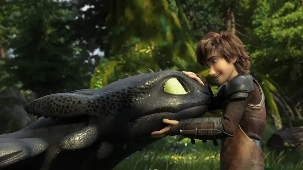 Jay Baruchel and Randy Thom in How to Train Your Dragon. (Source: @DiscussingFilm)