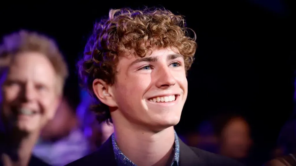 Walker Scobell accepts the Favorite Male TV Star (Kids) award for “Percy Jackson and the Olympians” during Nickelodeon Kids’ Choice Awards 2024. (Source: Emma McIntyre/Getty Images for Nickelodeon)