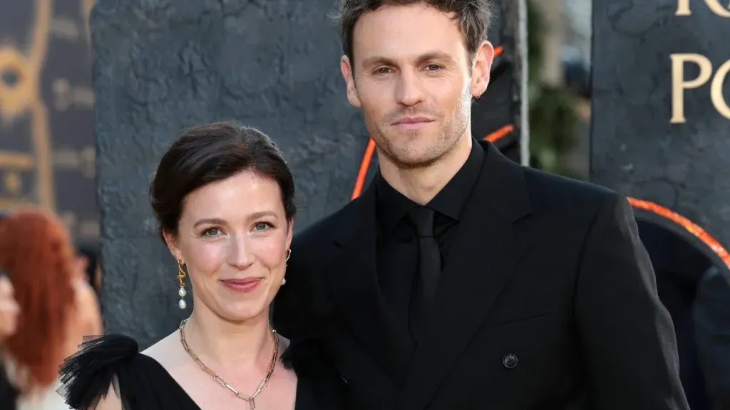 Georgie Oulton and Charlie Vickers attend the season two world premiere of “The Lord Of The Rings: The Rings Of Power”. (Source: Shane Anthony Sinclair/Getty Images)