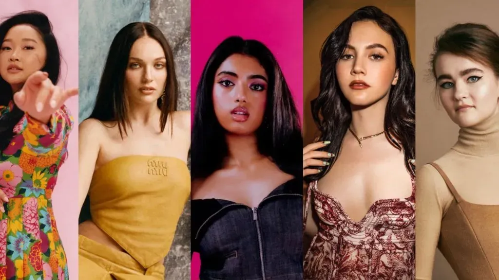 Lana Condor, Maddie Ziegler, Avantika, Iris Apatow and Millicent Simmonds. (Source: @FilmUpdates)