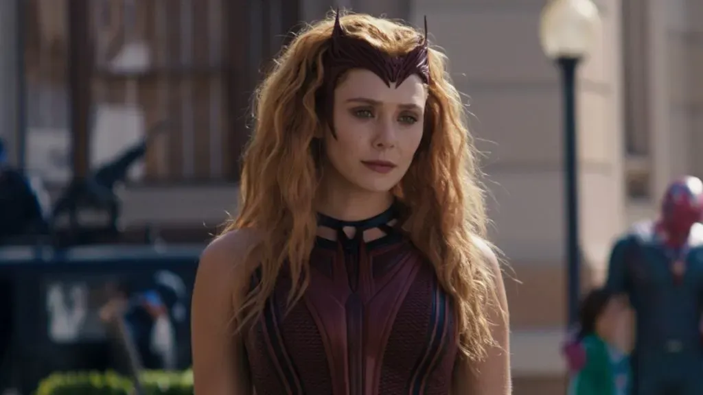 Elizabeth Olsen in WandaVision. (Source: IMDb)