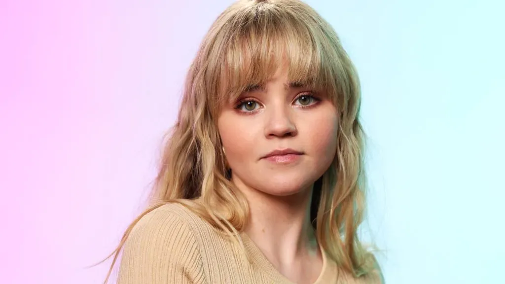 Megan Stott visits the IMDb Portrait Studio at Acura House of Energy on Location at Sundance 2024. (Source: Mat Hayward/Getty Images for IMDb)
