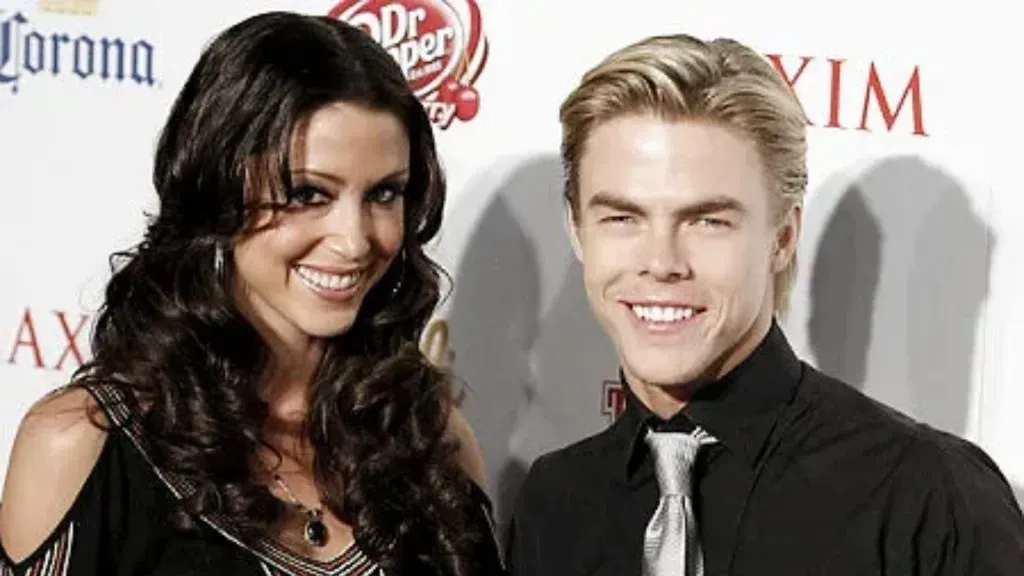 Shannon Elizabeth and Derek Hough