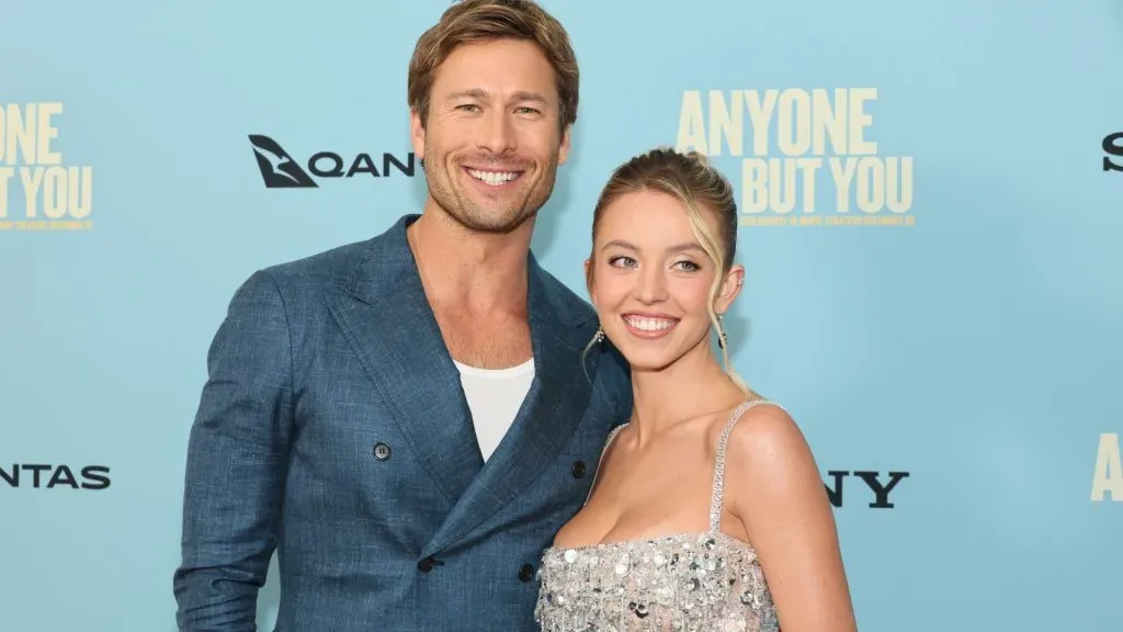 Glen Powell and Sydney Sweeney attend Columbia Pictures’ “Anyone But You” New York Premiere at AMC Lincoln Square Theater on December 11, 2023 in New York City. (Photo by Dia Dipasupil/Getty Images)
