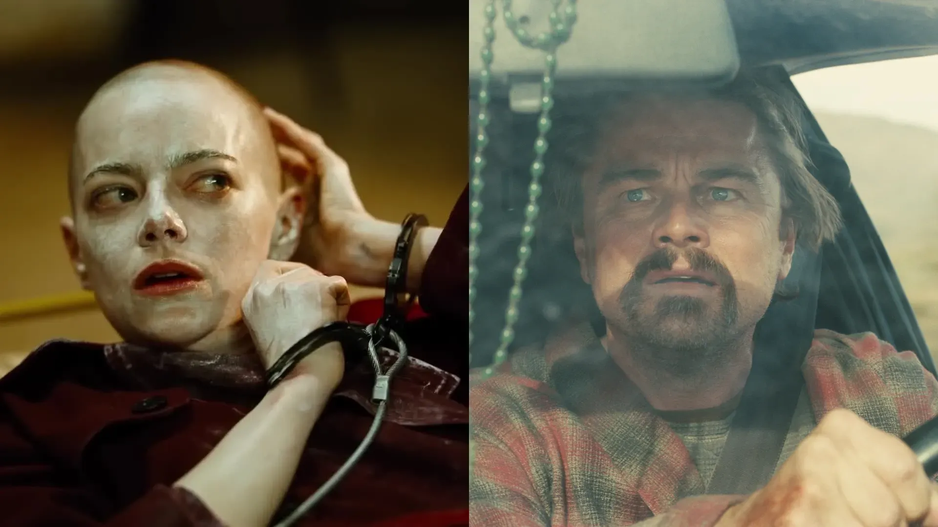 Emma Stone in Bugonia / Leonardo DiCaprio in One Battle After Another – IMDb