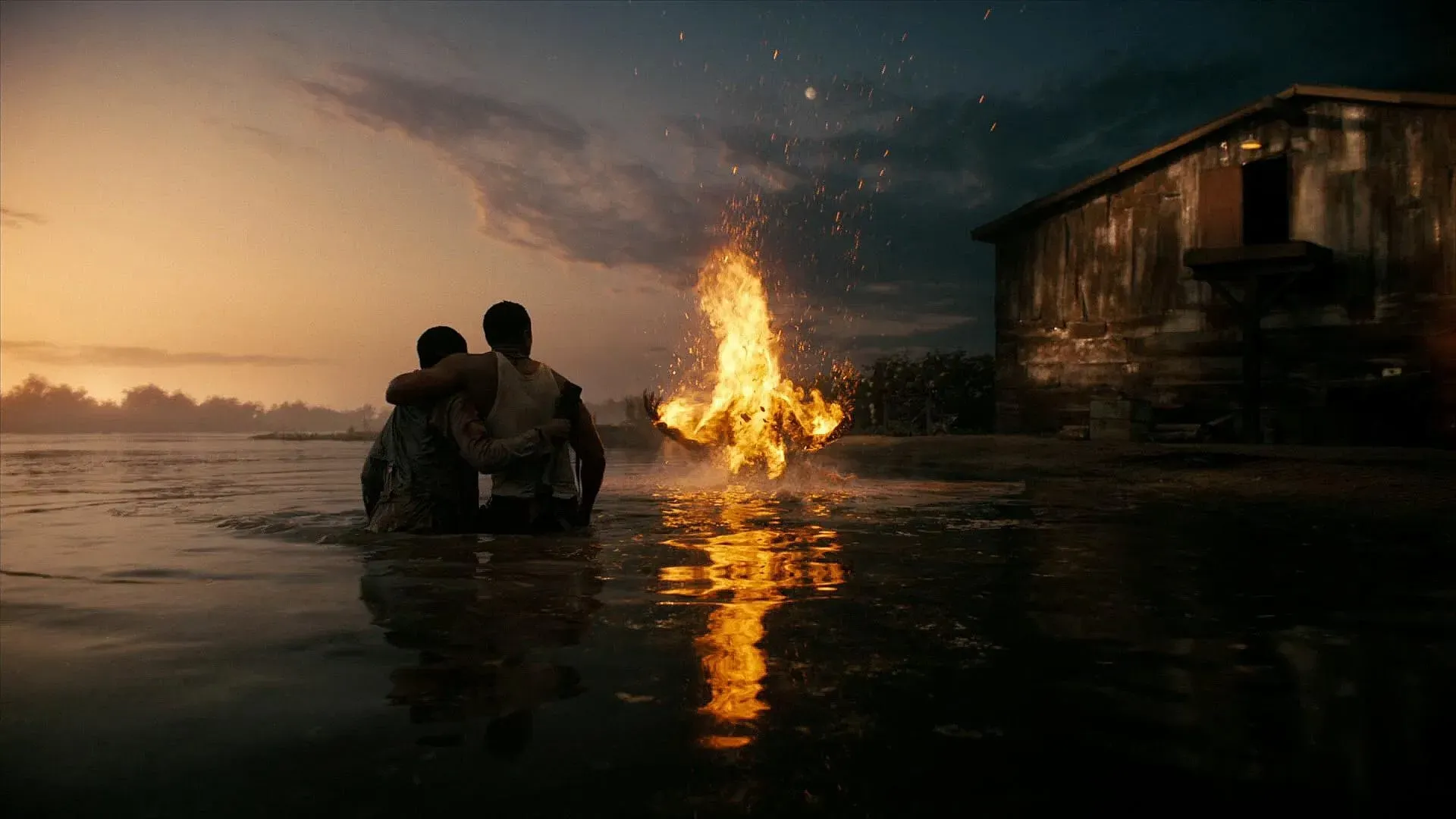 Michael B. Jordan, Miles Caton and Jack O’Connell in Sinners (Source: IMDb)