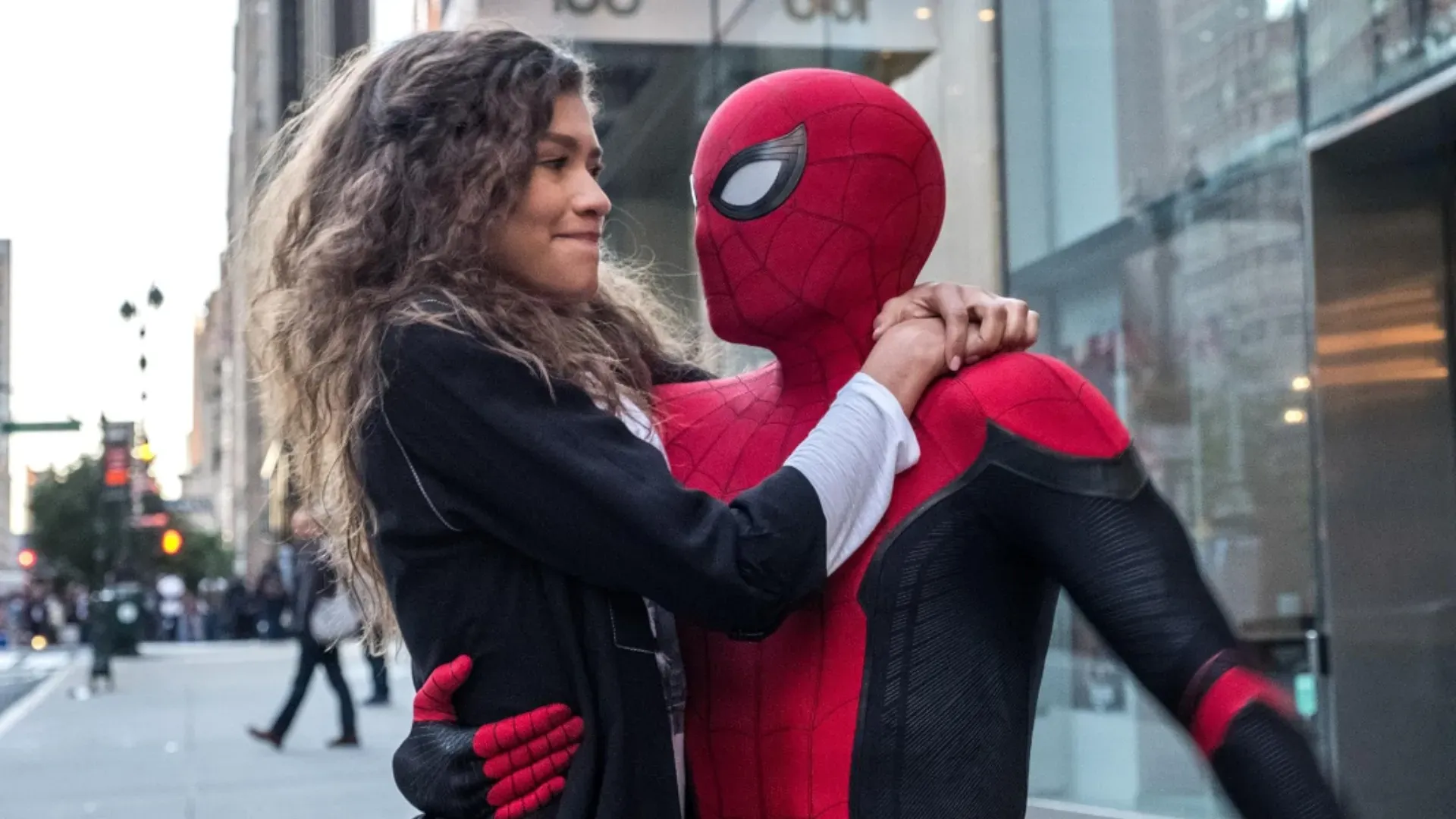 Tom Holland and Zendaya in Spiderman: Far From Home (2019)
