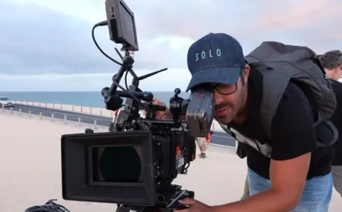 Hugo Stuven en el rodaje de “Solo” (IMDB)