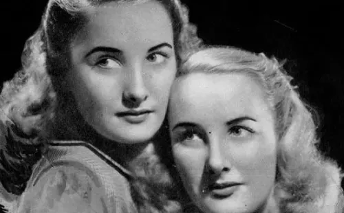Silvia y Mirtha en su juventud