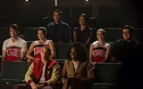 Juntas en una escena: abajo, a la derecha, Samantha Ware. Arriba, a la derecha, Lea Michele.