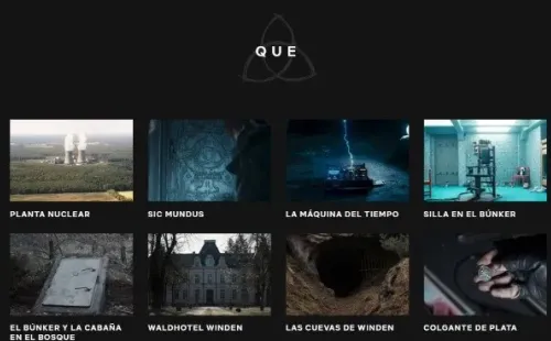 Los lugares y objetos de “Dark”, en la guía de Netflix. Foto: Netflix oficial