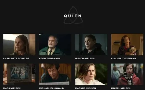 Todos los personajes de “Dark”, en la guía de Netflix. Foto: Netflix oficial