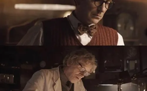 Una escena del relojero Tannhaus, creador del libro sobre los viajes en el tiempo en ‘Dark’.