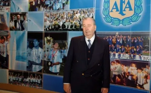 Julio Humberto Grondona, ex presidente de la AFA y vicepresidente de la FIFA.