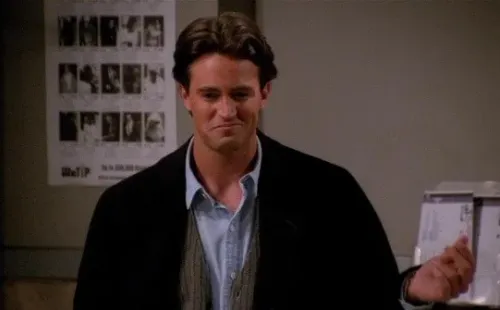 Matthew Perry, interpretando a ‘Chandler’ en ‘Friends’.