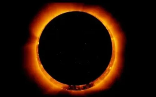 El eclipse solar anular que se podrá ver.