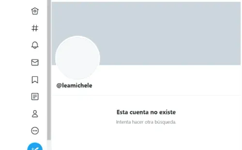 Lea Michele cerró su cuenta de Twitter.
