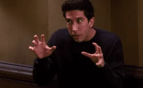 David Schwimmer en su papel de Ross Geller