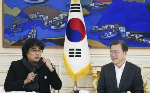 Bong Joon-ho y Moon Jae-in