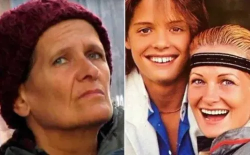 A la izquierda, la presunta madre de Luis Miguel que mendiga en Buenos Aires.