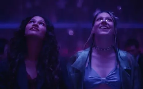 Zendaya y Hunter Schafer, en la primera temporada de ‘Euphoria’. Foto: HBO