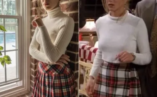 Millie Bobbie Brown imitó el look de Jennifer Aniston en ‘Friends’.