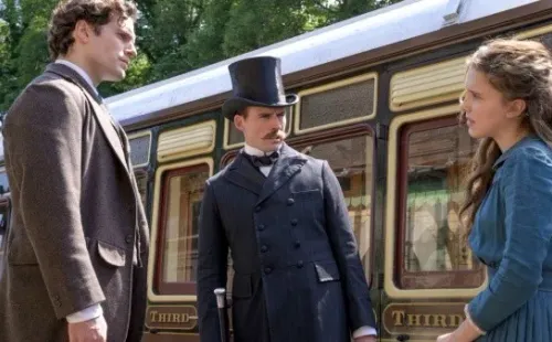 Una escena con los protagonstas principales de ‘Enola Holmes’. Foto: Netflix