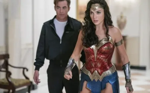 gal gadot y chris pine en wonder woman 1984