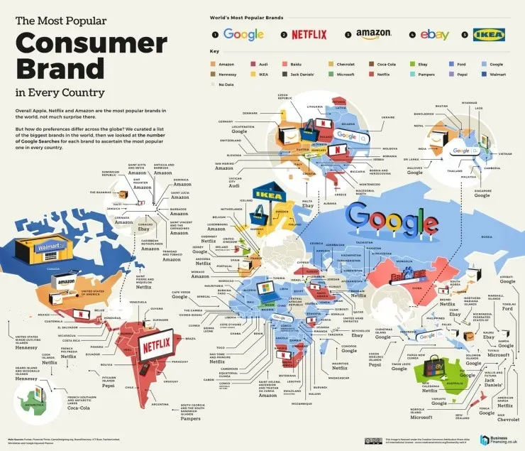 Netflix marca más popular en Latinoamérica