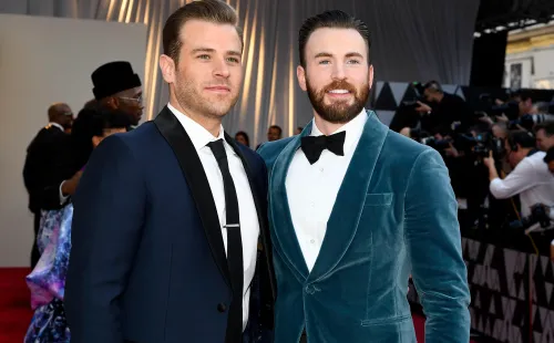Chris Evans brindó una entrevista junto a su hermano, Scot. Foto: (Getty)