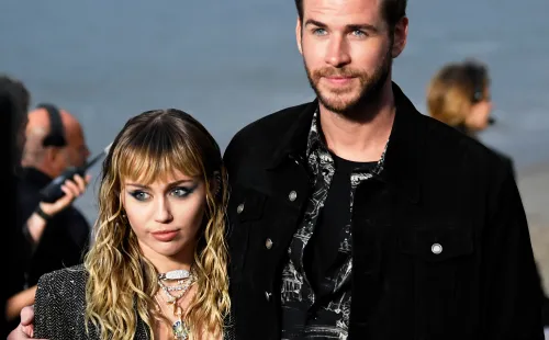 Miley Cyrus y Liam Hemsworth. Foto: (Getty)