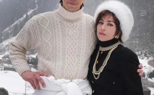 Lady Gaga y Adam Driver en sus papeles de House of Gucci. Foto: (IMDB)