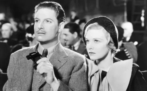 Robert Donat y Madeleine Caroll, protagonistas de la película de 1935 (Foto: IMDb)