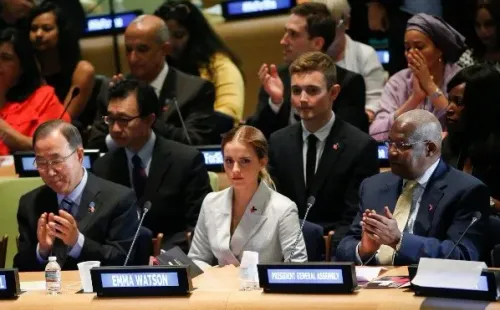Emma Watson en la campaña de la ONU. Foto: (Getty)