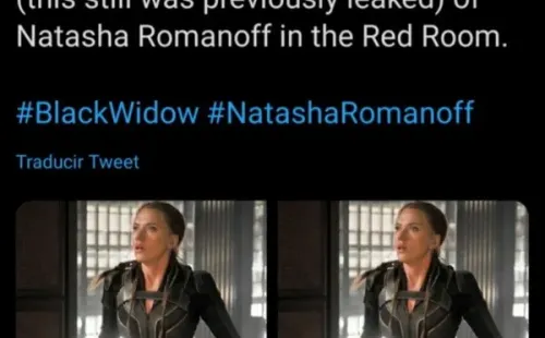 El portal especializado en Black Widow fue el que publicó la imagen de Scarlett Johansson con su cambio de look.