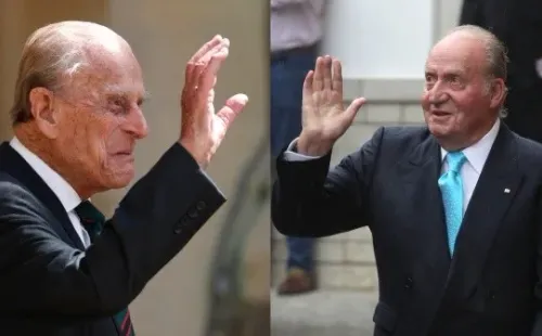 Felipe de Edimburgo y Juan Carlos I son primos terceros. Foto: (Getty)
