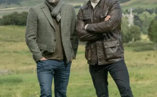 Sam Heughan y Graham McTavish son grandes amigos. Foto: (Starz)