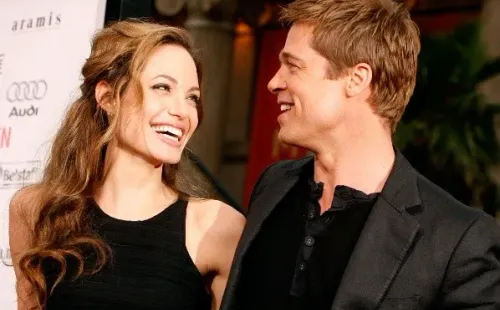 Brad Pitt y Angelina Jolie. Foto: (Getty)