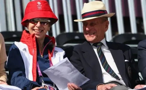 Felipe de Edimburgo y la Princesa Ana. Foto: (Getty)