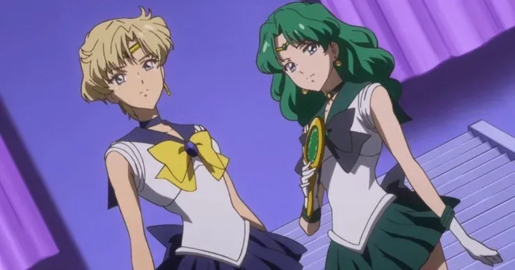 Sailor Neptune y Sailor Uranus