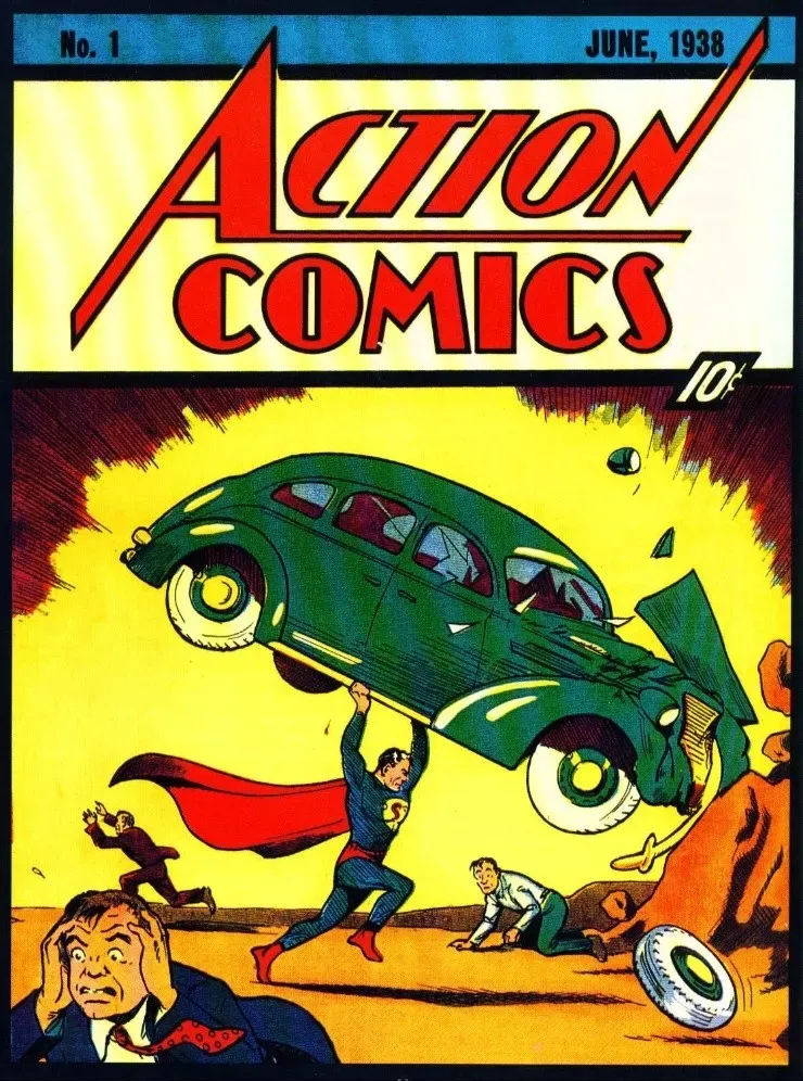 Primera aparición de Superman en su historia (@DCSuperman)