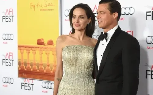 Angelina Jolie y Brad Pitt. Foto: (Getty)