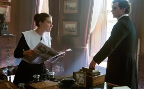 Henry Cavill trabajó junto a Millie Bobby Brown. Foto: (Netflix)