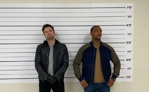 Anthony Mackie y Sebastián Stan en The Falcon and the Winter Soldier. Foto: (Disney Plus)