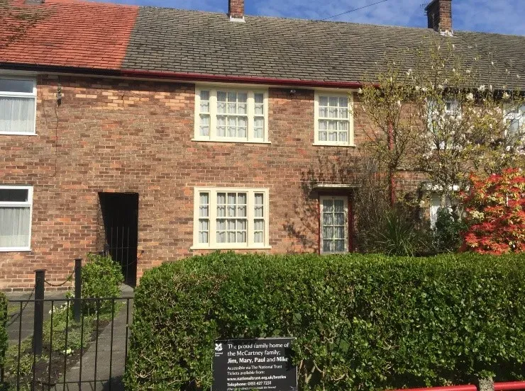 La Casa de Paul McCartney en Liverpool durante su infancia (Foto: Rocío Sirimarco)