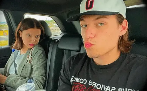 Millie Bobby Brown y Jake Bongiovi