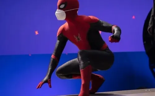 La primera imagen de Tom Holland en el rodaje. Foto: (Marvel)