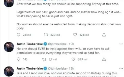 El mensaje de Justin Timberlake.