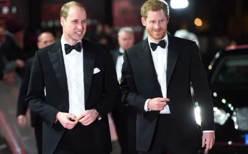 Los Príncipes Harry y William. Foto: (Getty)